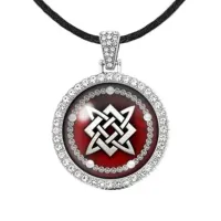 Амулет Звезда Руси, цвет серебро ALD302