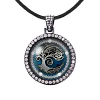 Амулет Дерево жизни и пентаграмма, цвет черный ALD401