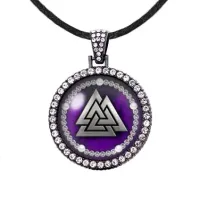 Амулет Валькнут, цвет черный ALD404