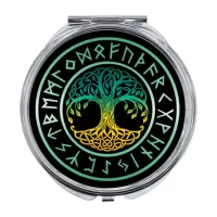 Складное зеркало Дерево жизни ZER-A007