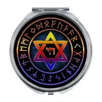 Складное зеркало Звезда Давида ZER-A008