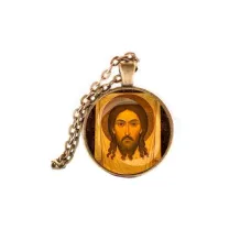 Кулон, цвет бронза, с цепочкой, Спас Нерукотворный C1156028
