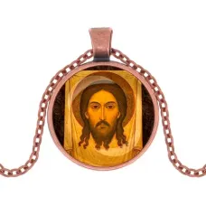 Кулон, цвет медь, с цепочкой, Спас Нерукотворный C1156030