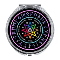 Складное зеркало Викканское колесо года ZER-A018