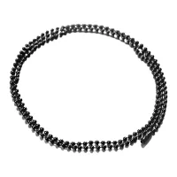 Цепочка для кулона, 60см, цвет черный CN007-BL