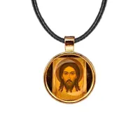 Кулон, цвет золото, со шнурком, Спас Нерукотворный C1156033