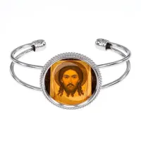 Браслет металлический, цвет серебро, Спас Нерукотворный C1156034