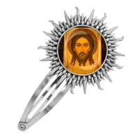 Заколка металлическая, цвет серебро, Спас Нерукотворный C1156045