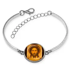 Браслет металлический, цвет серебро, Спас Нерукотворный C1156046