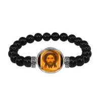 Браслет из чёрного агата, Спас Нерукотворный C1156056
