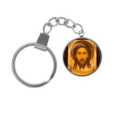 Брелок, нержавеющая сталь, с кольцом для ключей, Спас Нерукотворный C1156061