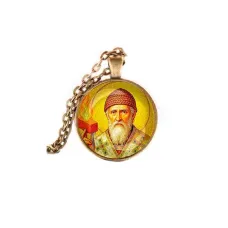 Кулон, цвет бронза, с цепочкой, Спиридон Тримифунтский C1157028