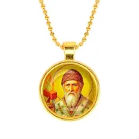 Кулон, цвет золото, с цепочкой, Спиридон Тримифунтский C1157032