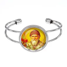 Браслет металлический, цвет серебро, Спиридон Тримифунтский C1157034