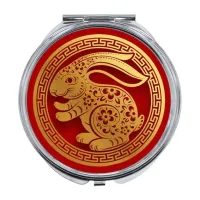 Складное зеркало Год Кролика ZER-0383