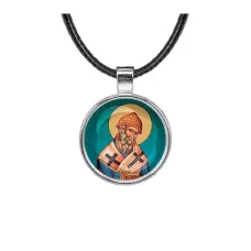 Кулон, цвет серебро, со шнурком, Спиридон Тримифунтский C1158027