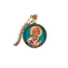 Кулон, цвет бронза, с цепочкой, Спиридон Тримифунтский C1158028