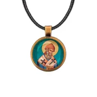 Кулон, цвет бронза, со шнурком, Спиридон Тримифунтский C1158029