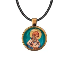 Кулон, цвет бронза, со шнурком, Спиридон Тримифунтский C1158029