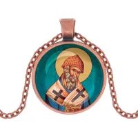 Кулон, цвет медь, с цепочкой, Спиридон Тримифунтский C1158030