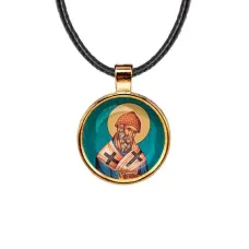 Кулон, цвет золото, со шнурком, Спиридон Тримифунтский C1158033