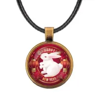 Кулон Happy New Year (Кролик) ALKF0382
