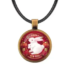 Кулон Happy New Year (Кролик) ALKF0382