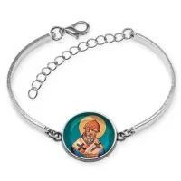 Браслет металлический, цвет серебро, Спиридон Тримифунтский C1158046