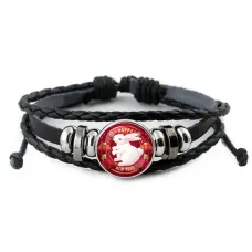 Кожаный браслет Happy New Year (Кролик) BSK-0382