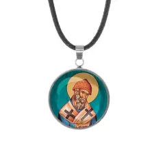 Кулон, нержавеющая сталь, со шнурком, Спиридон Тримифунтский C1158062