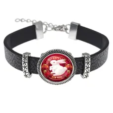 Кожаный браслет Happy New Year (Кролик) BSK2-0382