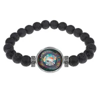 Браслет из лавы Карпы Кои BSL-0378