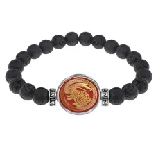 Браслет из лавы Год Кролика BSL-0383