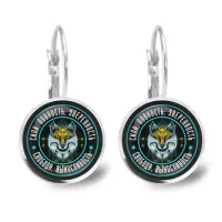 Серьги Волк SEAP-0379