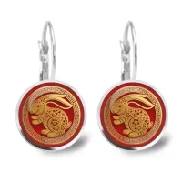 Серьги Год Кролика SEAP-0383