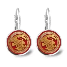 Серьги Год Кролика SEAP-0383