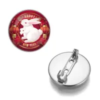 Значок Happy New Year (Кролик) ZNAS-0382