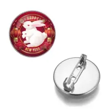 Значок Happy New Year (Кролик) ZNAS-0382