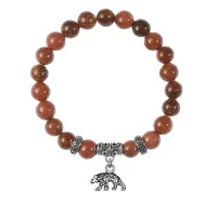 Браслет Медведь (защита, сила, победа), Коричневый авантюрин BSP-13-19