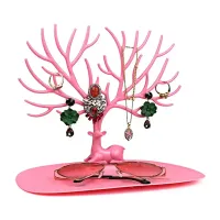 Дисплей для бижутерии Олень, цвет розовый STN017-3