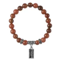 Браслет Счеты (богатство), Коричневый авантюрин BSP-13-21