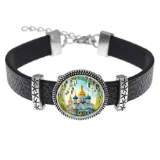 Кожаный браслет, Храм и вербы C1161011