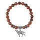 Браслет Волк (защита, сила, победа), Коричневый авантюрин BSP-13-28