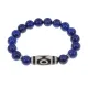 Браслет с 3-глазой бусиной Дзи и нат.камнем Лазурит BSDS-01-10
