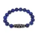 Браслет с 9-глазой бусиной Дзи и нат.камнем Лазурит BSDS-05-10