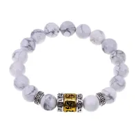 Браслет Исполнения Желаний с нат.камнем Кахолонг BSDT-01-07