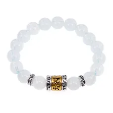 Браслет Исполнения Желаний с синт. камнем Лунный камень BSDT-01-11