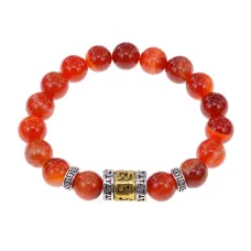Браслет Исполнения Желаний с нат.камнем Сердолик BSDT-01-17