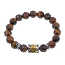 Браслет Исполнения Желаний с нат.камнем Тигровый глаз BSDT-01-19