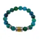 Браслет Исполнения Желаний с синт. камнем Хризоколла BSDT-01-21